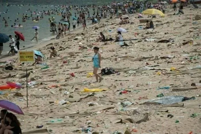 Çin’in pis plajları