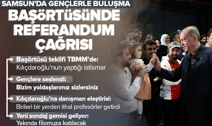 Başkan Erdoğan’dan referendum sinyali