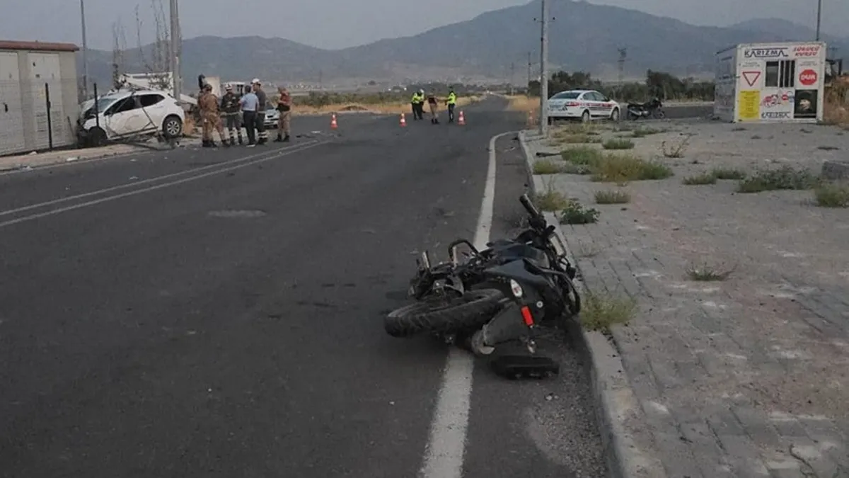 Gaziantep'te feci kaza: Motosikler sürücüsü hayatını kaybetti