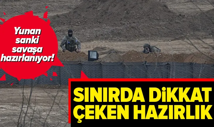 Son dakika: Yunanistan’da göçmen paniği! Meriç kıyısına jiletli tel çekiyor