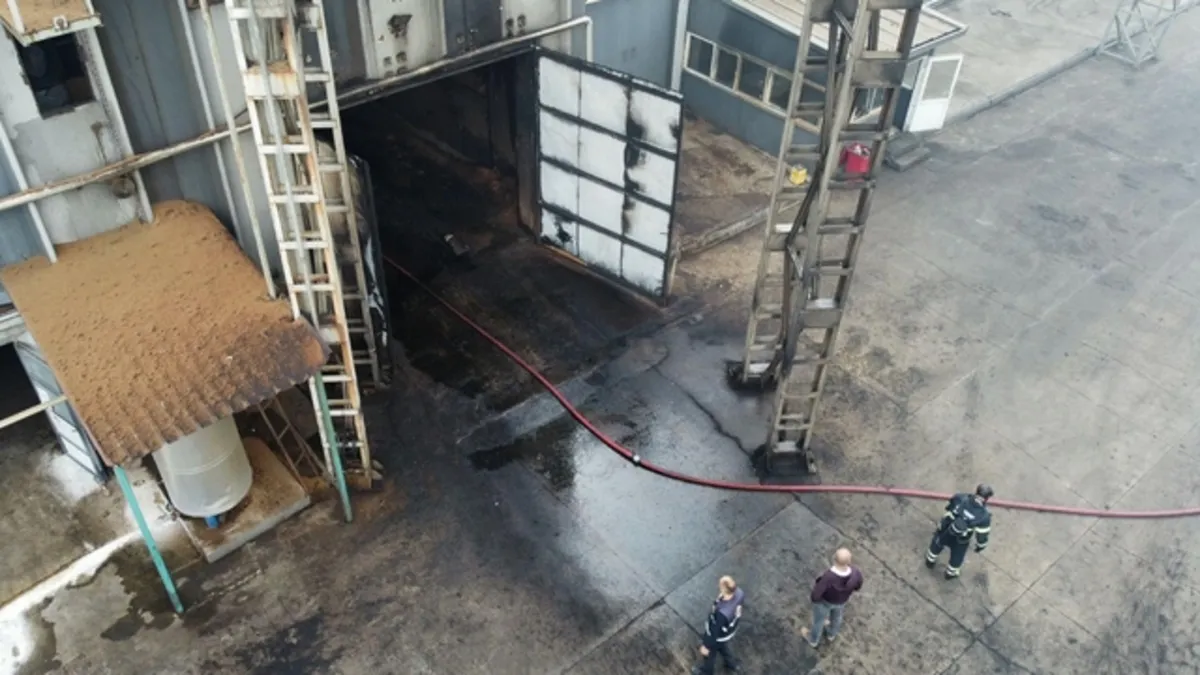 Edirne'de yağ fabrikasında patlama; 1 yaralı