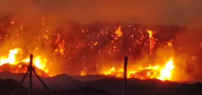 Şanlıurfa’da dehşet anları! Elektrik üretim tesisinde büyük yangın
