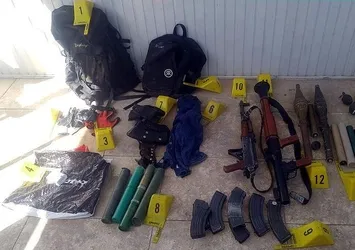 Van'da PKK'ya ait çok sayıda silah ve mühimmat bulundu