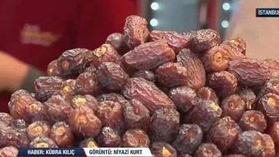 Ramazan’ın vazgeçilmesi hurma tezgahlarda!