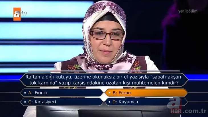 Milyoner'e damga vuran yarışmacı: Bu soruda elenmek marifet ister! ''Onur öğrencisi olarak mezun oldum'' dedi ama...