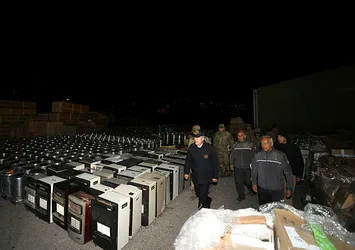 Milli Savunma Bakanı Hulusi Akar afet bölgesinde çalışmaları yerinde inceledi
