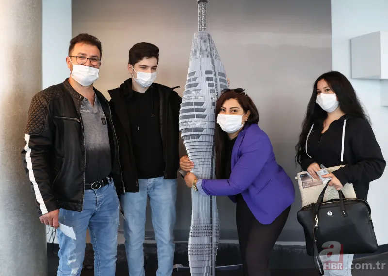 Çamlıca Kulesi'nde bir ilk! Yerden 169 metre yükseklikte evlilik teklifi 6