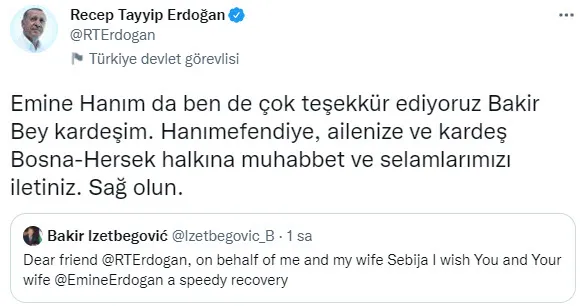 Rusya Devlet Başkanı Putin'den Başkan Erdoğan'a geçmiş olsun mesajı - 2