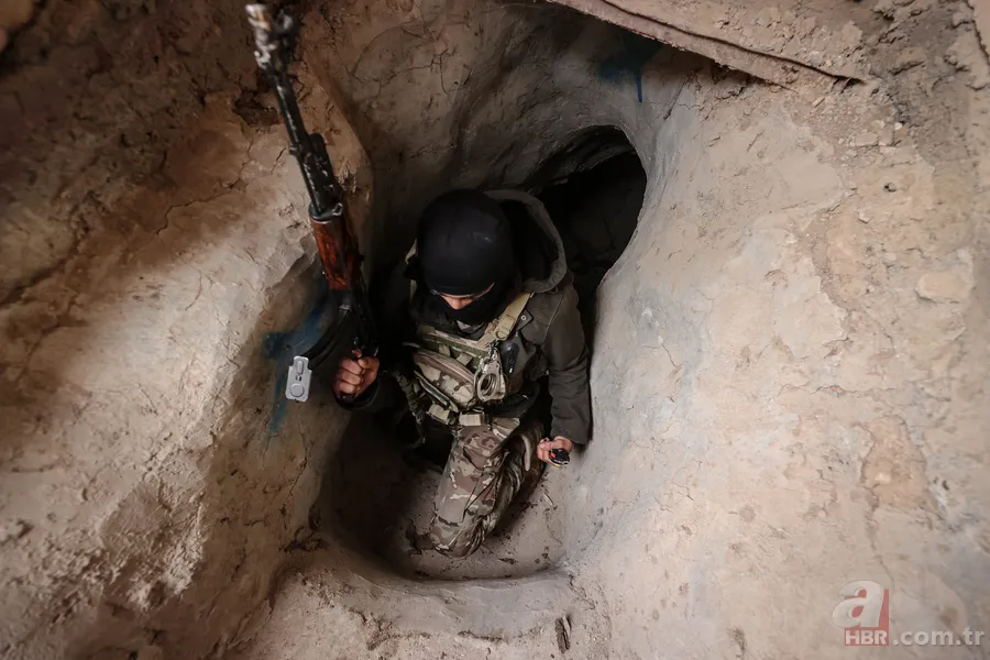 Suriye’de YPG'nin tünel ağı ortaya çıktı: Evlerin altından cephanelik, hastane ve gizli geçitler 11