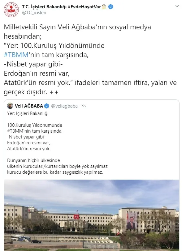 İçişleri Bakanlığı CHP'li vekil Veli Ağbaba'yı yalanladı - 2