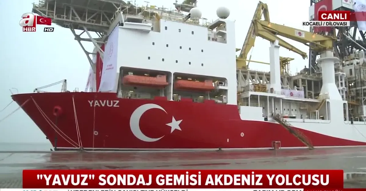 "Yavuz" Akdeniz'e iniyor |Video