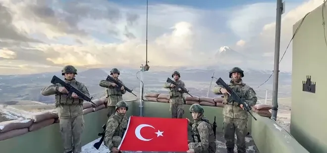 Kahraman Mehmetçik’ten yeni yıl mesajı