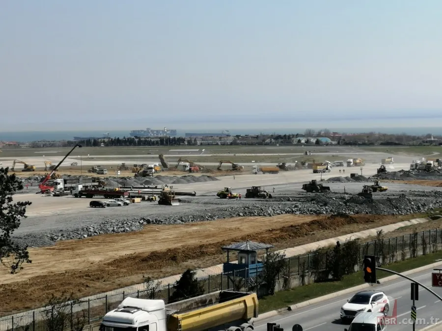 Atatürk Havalimanı'na yapılan hastane inşaatında son durum: Zemine beton dökümü başlandı 13