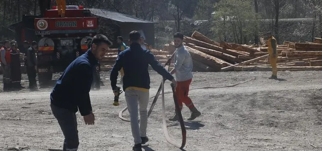 Bolu’da muhtemel orman yangınlarına yönelik eğitim tatbikatı yapıldı