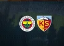 CANLI | Fenerbahçe Kayserispor maçı canlı anlatım izle! Fenerbahçe 3 puan istiyor