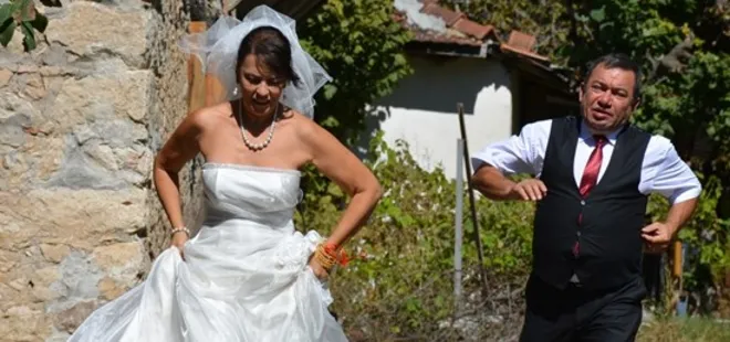 Yeşim Salkım gelinliği hayranına hediye etti