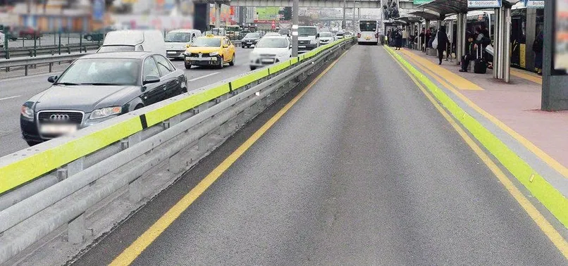 Metrobüs yolu için yeni düzenleme