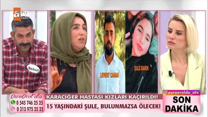 Türkiye Esra Erol’daki bu olayı konuşuyor! 15 yaşındaki Şule bulunmazsa ölecek  | Sinir krizi geçiren baba canlı yayında yere yığıldı