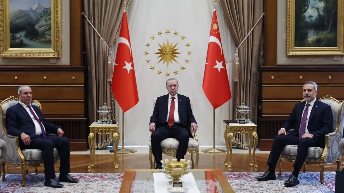 Külliye'de önemli kabul: Başkan Erdoğan Filistin Devlet Başkan Yardımcısı eş-Şeyh'i kabul etti