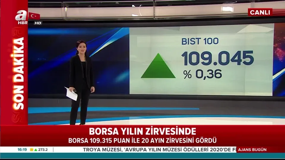 Borsa İstanbul 20 ayın zirvesini gördü
