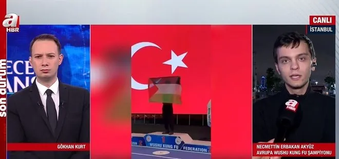 Filistin’e destek verdiği için hakkında soruşturma açıldı! Milli sporcu Necmettin Erbakan Akyüz A Haber’e konuştu: Spordan men edilmeyi göze aldım