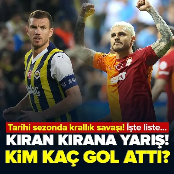 Gol krallığında kıran kırana yarış! Süper Lig’de kim kaç gol attı: İşte o liste...