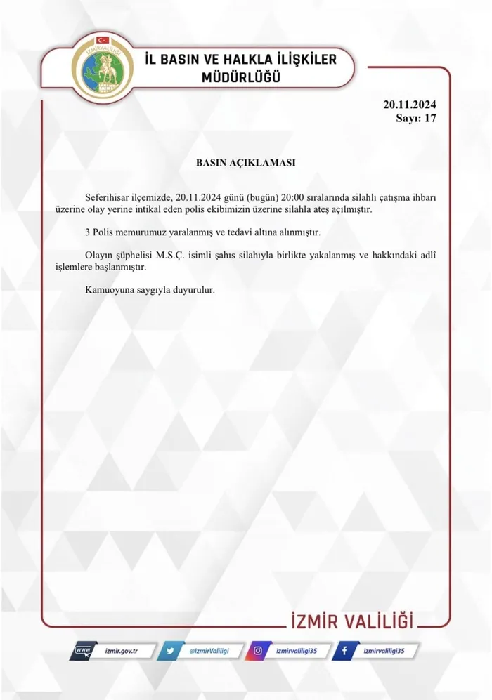 izmirde-polise-silahli-saldiri-2si-agir-3-yarali-1732129799175.jpeg İzmir'de polise silahlı saldırı! 2'si ağır 3 yaralı | Saldırgandan pişkin savunma - 1