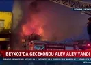 Beykozda gecekondu alev alev yandı