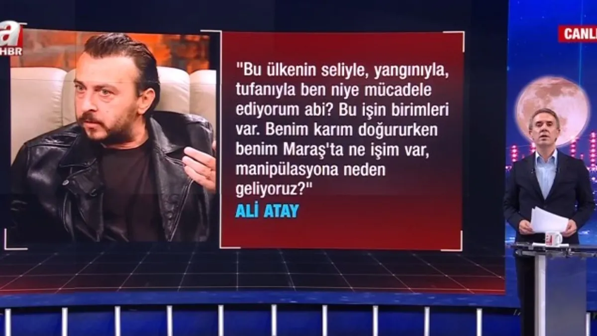 Ali Atay'ın açıklamalarına A Haber'de tepki yağdı: Depremde bir işe yaramayıp zarar verdiniz!