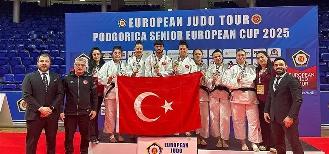 Büyükler Avrupa Şampiyonası’nda milli judoculardan 6 madalya