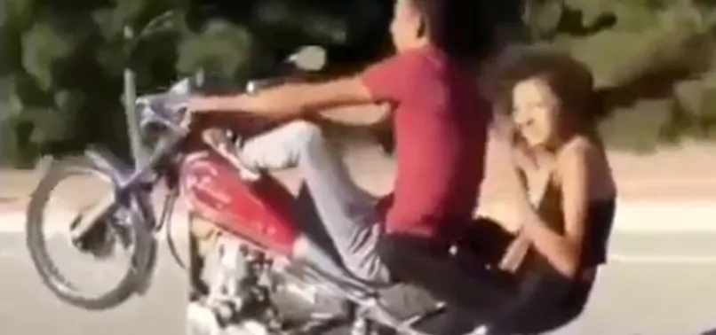 Antalya'da tek teker üzerinde ölüme davetiye