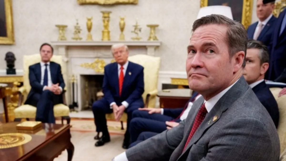 Trump'ın kabinesinde değişiklik! Waltz'u görevden aldı