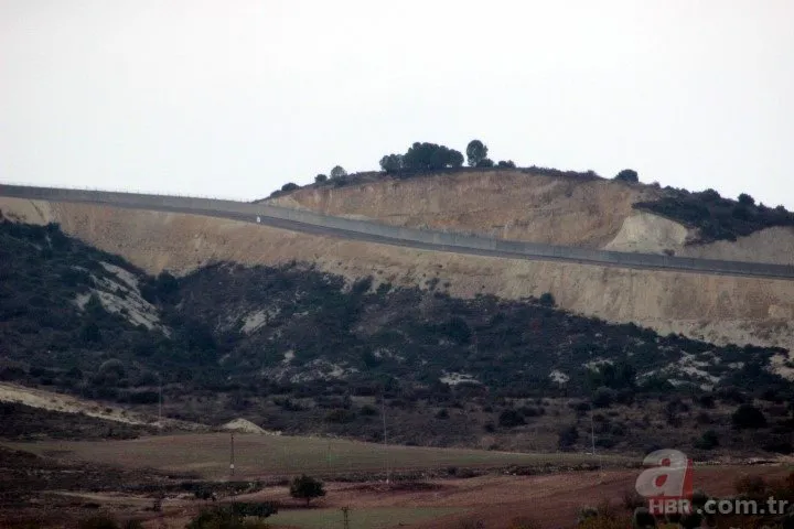 Türkiye Suriye sınırına yapılıyordu! Son hali görüntülendi