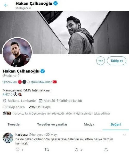 Hakan Çalhanoğlu’ndan dikkat çeken paylaşım!
