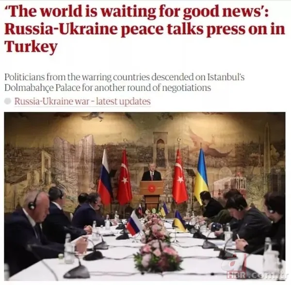 Dolmabahçe Sarayı'ndaki müzakere dünya basınında! Avrupa ya da BM değil Erdoğan başardı 9