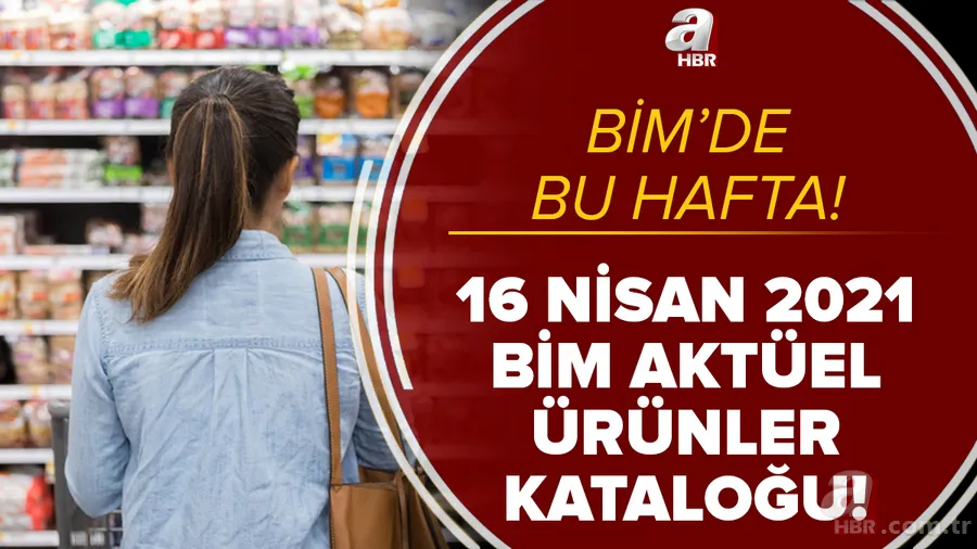 BİM'de cuma günü: Çok Amaçlı Akrobatik Merdiven sürprizi! 16 Nisan 2021 BİM aktüel ürünler kataloğu dolu dolu! 1