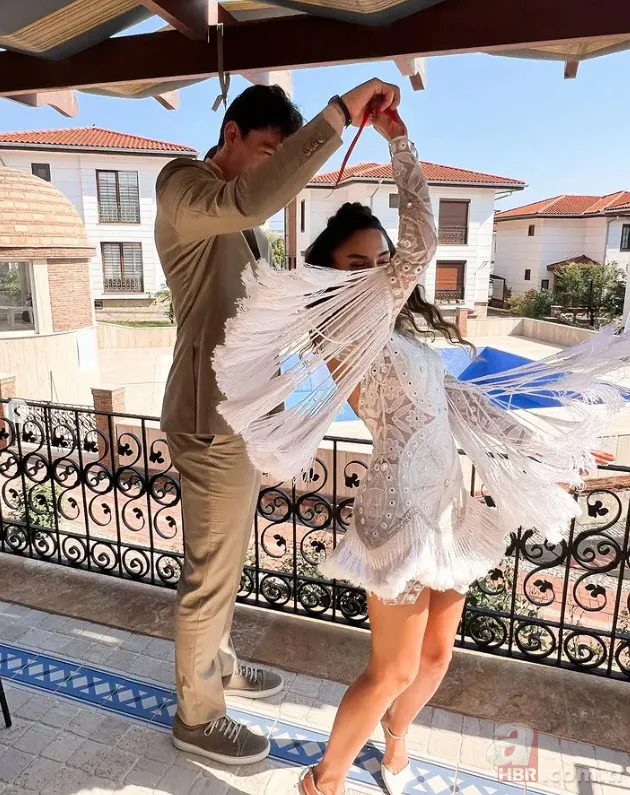 Destan’ın yıldızı Ebru Şahin ve Cedi Osman sosyal medyayı salladı! "Dün biraz olaylı geçti" 12