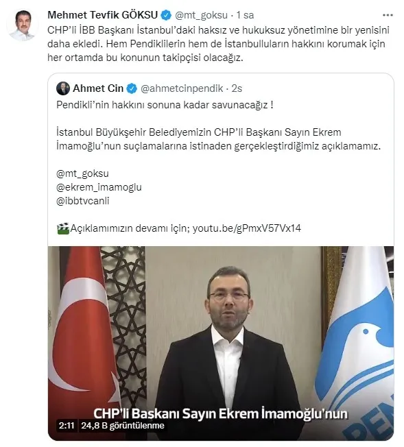 Pendik Belediye Başkanı Ahmet Cin'den Ekrem İmamoğlu'na tepki: Pendiklinin hakkını yedirmeyeceğiz - 6