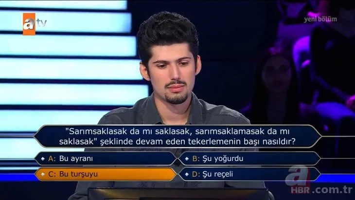 Milyoner'e damga vuran yarışmacı: Bu soruda elenmek marifet ister! ''Onur öğrencisi olarak mezun oldum'' dedi ama...