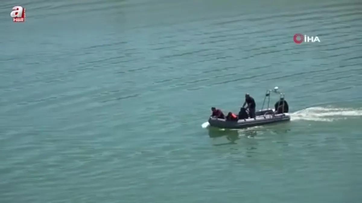 Burdur'da barajda kaybolduğu düşünülen emekli polis için arama çalışması başlatıldı