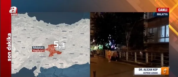 Malatya’da 5.3 büyüklüğünde deprem! İlk detaylar belli oldu! Son depremler listesi...