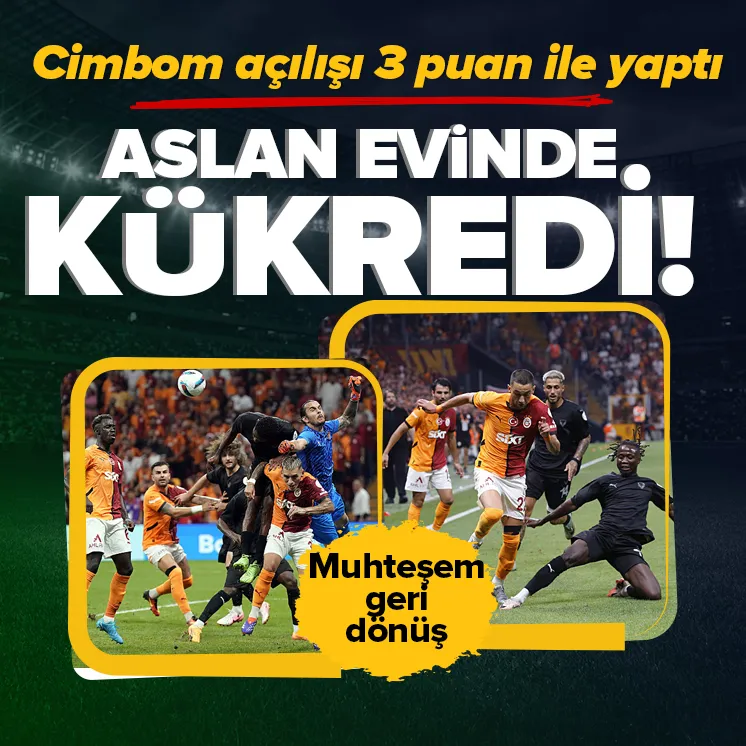 Cimbom açılışı 3 puan ile yaptı