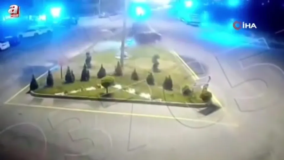 Kontrolü kaybetti refüje girdi