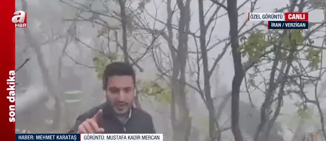 İran Cumhurbaşkanı Reisi düşen helikopterde hayatını kaybetti! A Haber helikopterin enkazına ulaştı