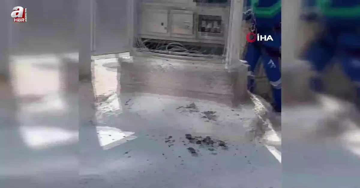 Susurluk'ta trafo yangınına müdahale