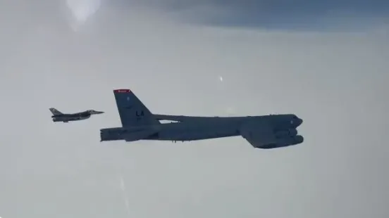 Türk F-16’ları ve ABD B-52’leri birlikte uçtu