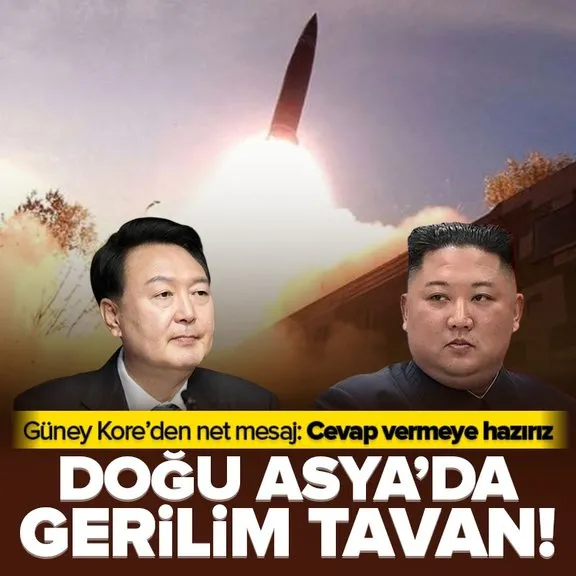 Doğu Asya’da gerilim tavan! Güney Kore’den net mesaj: Kuzey Kore’ye cevap vermeye hazırız