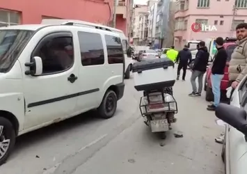 Otomobil ile motosiklet çarpıştı: 1 yaralı