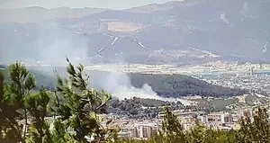 Buca’da korkutan orman yangını kontrol altında