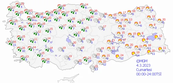 1677510632198.png Kuvvetli sağanak yağış sonunda geliyor! Sıcaklıklar bir anda düşecek! Meteoroloji'den üst üste yeni uyarılar... İstanbul Ankara İzmir hava durumu - 8